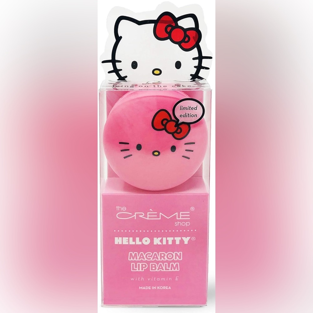 The Crème Shop x Sanrio Hello Kitty Macaron Lip Balm (